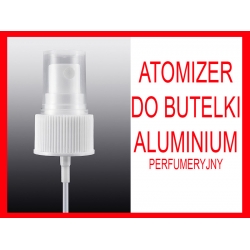 ATOMIZER 24/410 BIAŁY Z NASADKĄ RURKA 130 MM